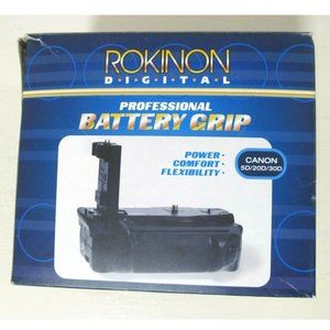 Rokinon Digital Battery Grip for Canon Camera 5D 20D 30D